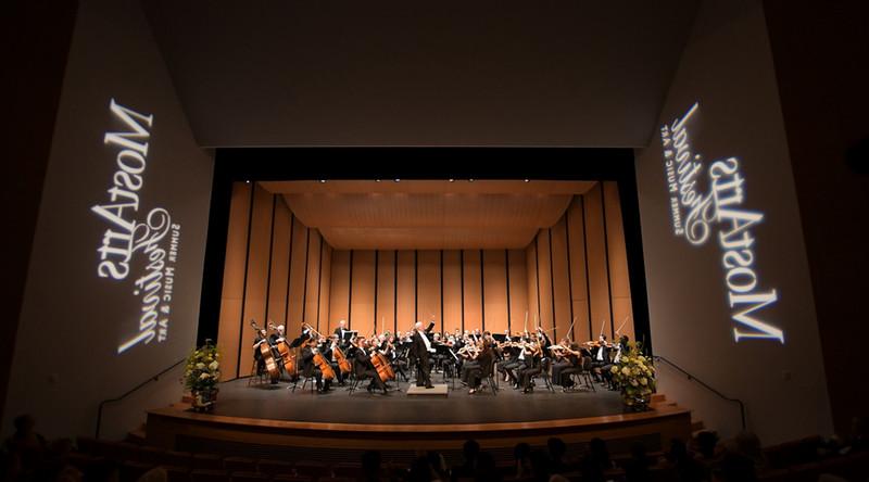 image of an orchestra at the most arts festival